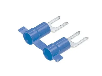 Panduit Vinyl Blue 6 Stud Spade Terminal
